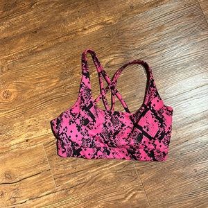 JoyLab snakeskin sports bra